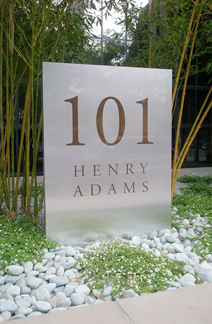 Photograph of Henry Adams Street Sign